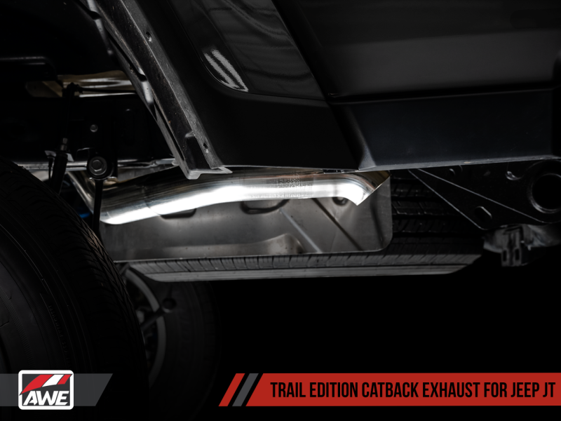 AWE Tuning 20-21 Jeep Gladiator JT 3.6L Trail Edition Cat-Back Exhaust - GTR Auto