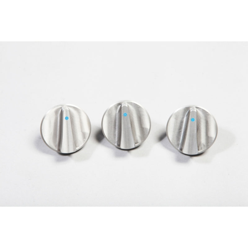 Rugged Ridge Alum Climate Control Knob Set Blue 07-10 Jeep Wrangler JK 11420.05
