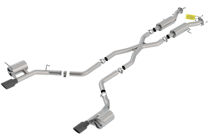 Borla 18-20 Dodge Durango SRT 6.2L V8 2.75in ATAK SS Catback Exhaust w/ BLK Chrome Tips - GTR Auto