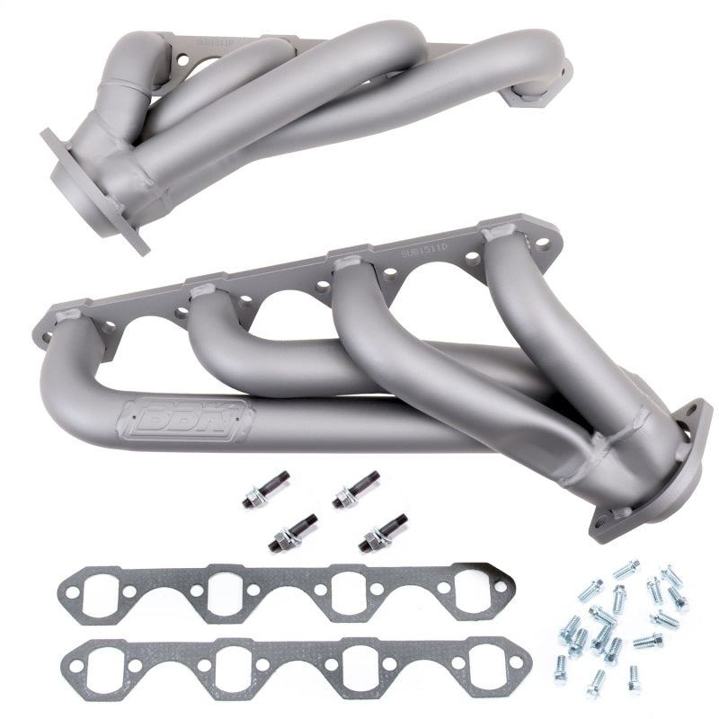 BBK 79-93 Mustang 351 Swap Shorty Unequal Length Exhaust Headers - 1-5/8 Titanium Ceramic - GTR Auto