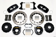 Load image into Gallery viewer, Wilwood AERO4 Rear P-Brake Kit 14.00in Drilled Mopar/Dana 2.36in Off w/Snap Ring Bearing