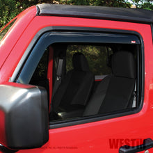 Load image into Gallery viewer, Westin 2018-2019 Jeep Wrangler JL In-Channel Wind Deflector 2pc - Smoke