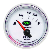 Load image into Gallery viewer, AutoMeter Gauge Fuel Level 2-1/16in. 73 Ohm(e) to 10 Ohm(f) Elec NV 7315