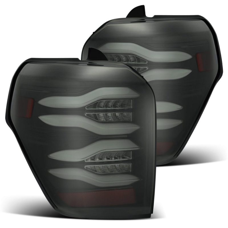 AlphaRex 10-21 Toyota 4Runner PRO-Series LED Tail Lights Jet Black - GTR Auto
