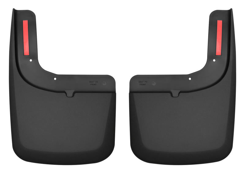 Husky Liners 2017 Ford F-250 / F-350 Super Duty Black Front Mud Guards (w/Flares) - GTR Auto