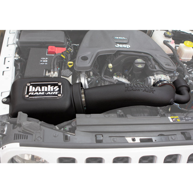 Banks Power 18-20 Jeep 3.6L Wrangler (JL) Ram-Air Intake System - Dry Filter - GTR Auto