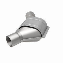 Load image into Gallery viewer, MagnaFlow Universal Catalytic Converter 2.25inch Angled Inlet/Outlet