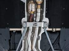 Load image into Gallery viewer, AWE Tuning BMW F8X M3/M4 Track Edition Catback Exhaust - Chrome Silver Tips - GTR Auto