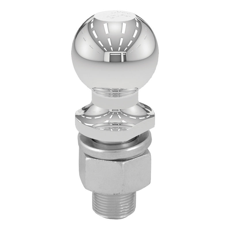 Curt 2-5/16in Trailer Ball (1-1/4in x 2-5/8in Shank 15000lbs Chrome)