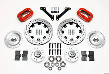 Load image into Gallery viewer, Wilwood Forged Dynalite Front Kit 12.19in Drilled Red 70-78 Camaro - GTR Auto