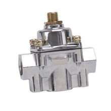 Load image into Gallery viewer, Edelbrock Fuel Pressure Regulator Carbureted 160 GPH 5-10 PSI 3/8In In/Out Returnless Blue/Clear