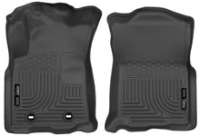 Load image into Gallery viewer, Husky Liners 2016 Toyota Tacoma w/ Manual Trans WeatherBeater Front Black Floor Liners - GTR Auto