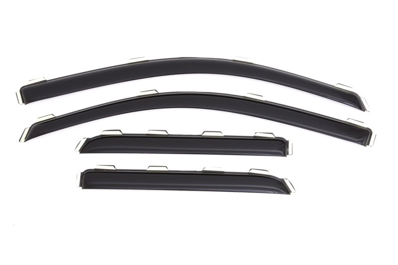 AVS 15-18 Chevy Silverado 2500 Ext. Cab Ventvisor Front & Rear Window Deflectors 4pc - Smoke - GTR Auto