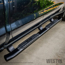 Load image into Gallery viewer, Westin 19-20 Chevrolet Silverado/GMC Sierra 1500 Double Cab PRO TRAXX 5 Oval Nerf Step Bars - Black - GTR Auto