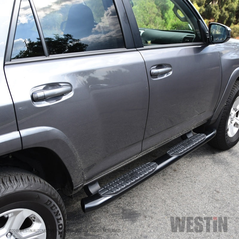 Westin 2014-2017 Toyota 4Runner SR5 PRO TRAXX 5 Oval Nerf Step Bars - Black - GTR Auto