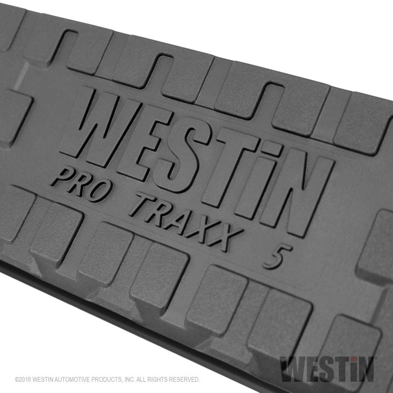 Westin 2019 Chevrolet Silverado Crew Cab w/ 6.5ft Bed PRO TRAXX 5 W2W Oval Nerf Step Bars - Black - GTR Auto