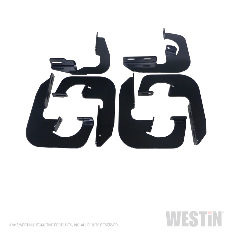 Westin 2007-2013 Chevy Silverado 1500 Ext. Cab Running Board Mount Kit - Black - GTR Auto
