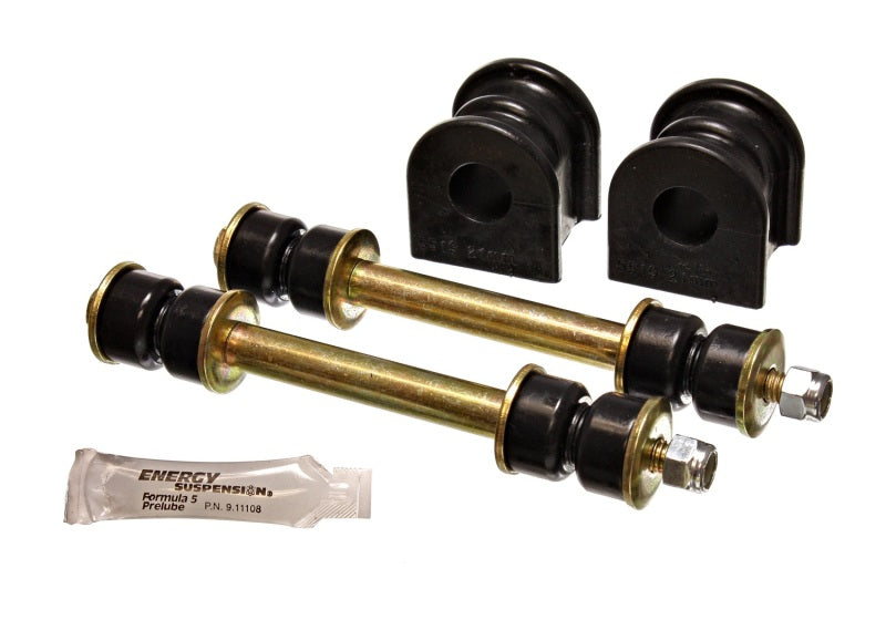 Energy Suspension 21Mm Rear Sway Bar Bushing Set - Black - GTR Auto