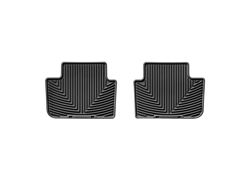 WeatherTech 04+ BMW X3 Rear Rubber Mats - Black - GTR Auto