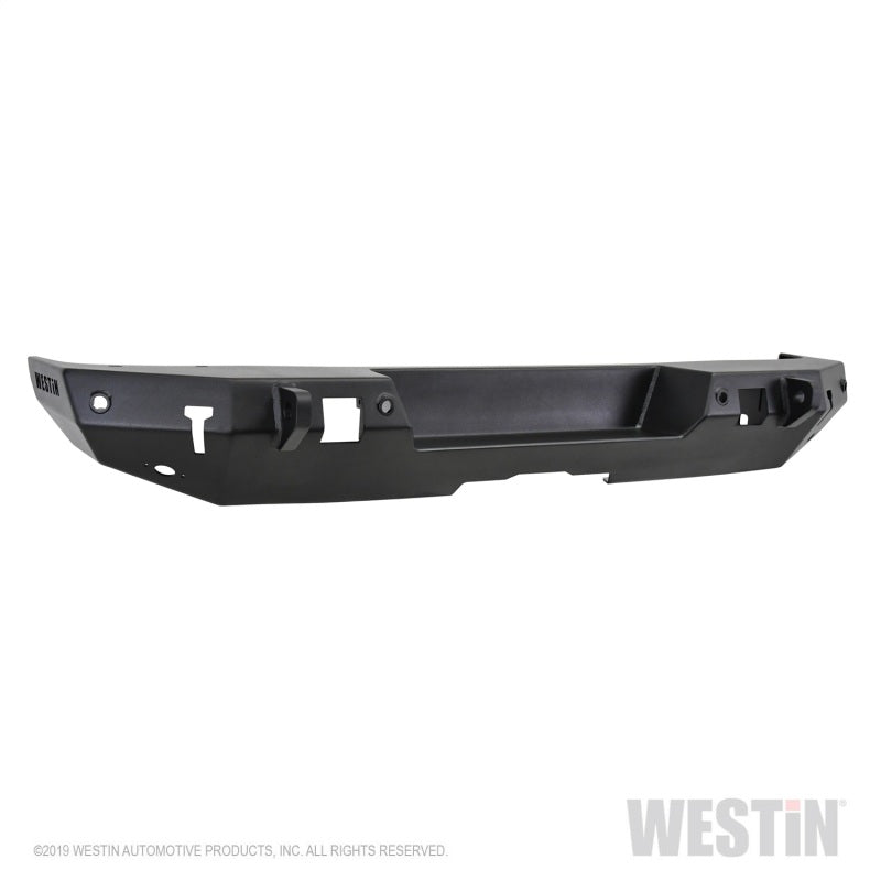 Westin 18-19 Jeep Wrangler JL WJ2 Rear Bumper w/  Sensors (Excl. Wrangler JK) - Textured Black - GTR Auto