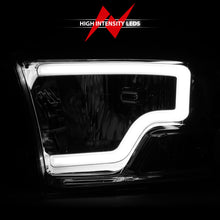 Load image into Gallery viewer, ANZO 2009-2018 Dodge Ram 1500/ 2500/ 3500 Crystal Headlights w/ Light Bar Chrome Housing - GTR Auto