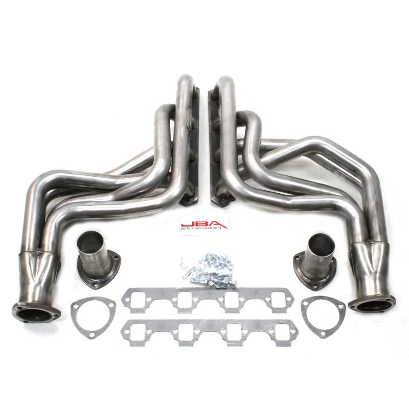 JBA 65-73 Ford Mustang 260-351W (w/Mustang II Suspension) 1-3/4in Primary Raw 409SS Long Tube Header - GTR Auto