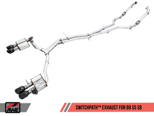 Load image into Gallery viewer, AWE Tuning Audi B9 S5 Sportback SwitchPath Exhaust - Non-Resonated (Black 102mm Tips) - GTR Auto
