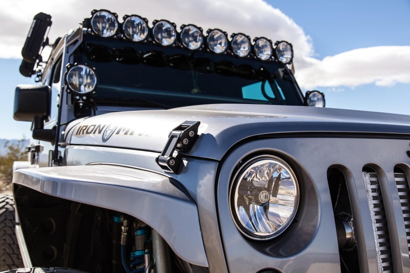 KC HiLiTES 07-18 Jeep JK (Not for Rubicon/Sahara) 7in. Gravity LED DOT Headlight (Pair Pack System) - GTR Auto