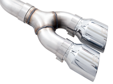 Load image into Gallery viewer, AWE 0FG 21+ Ford F150 Dual Side Exit Cat-Back Exhaust- 4.5in Chrome Silver Tips - GTR Auto