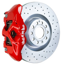 Load image into Gallery viewer, Brembo 05-10 Jetta GLI Front GT BBK 4 Piston Cast 345x30 1pc Rotor Drilled-Red - GTR Auto