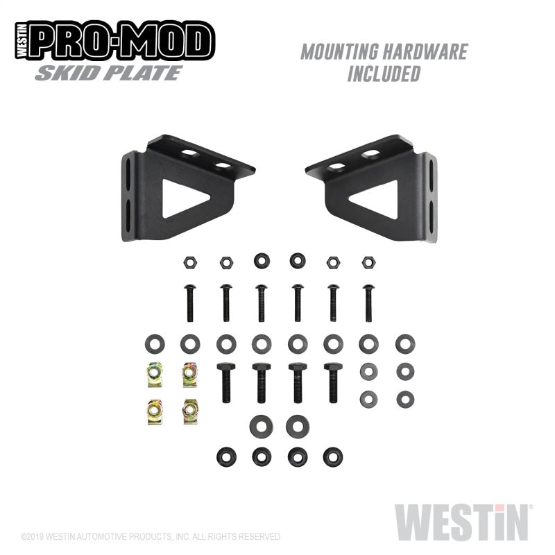 Westin 2019 Dodge Ram 1500 ( Excludes 1500 Classic & Rebel Models ) Pro-Mod Skid Plate - Text. Blk - GTR Auto