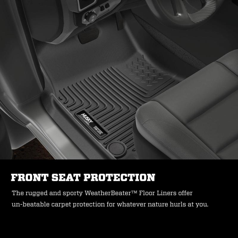 Husky Liners 2012 Dodge Ram 1500/2500/3500 Crew Cab WeatherBeater Combo Gray Floor Liners 99002