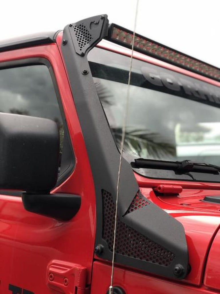 Go Rhino 18-20 Jeep Wrangler JL/JLU/Gladiator JT XE Windshield Light Bar Mount - 50in Single Row - GTR Auto