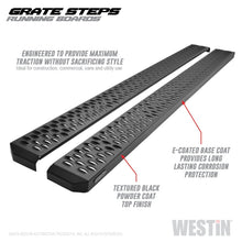 Load image into Gallery viewer, Westin Grate Steps Running Boards 79 in - Textured Black - GTR Auto