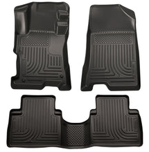 Load image into Gallery viewer, Husky Liners 11-12 Kia Sorento (Auto Trans. Only) WeatherBeater Combo Black Floor Liners