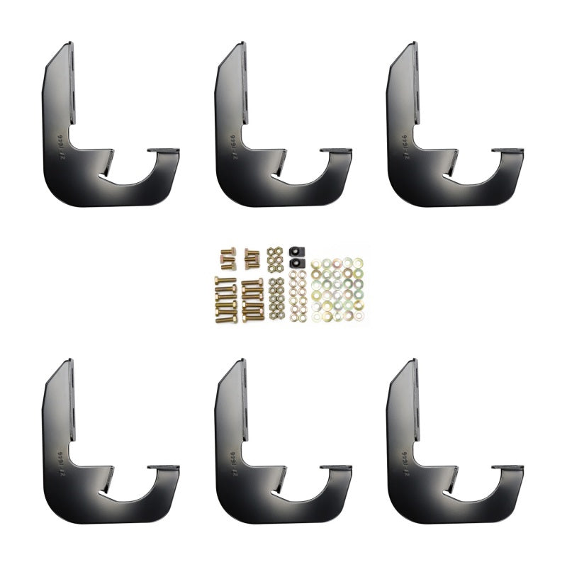 Westin 2014-2018 Chevrolet/GMC Silverado Sierra 1500 Dbl Crew Cab Running Board Mount Kit - Black - GTR Auto