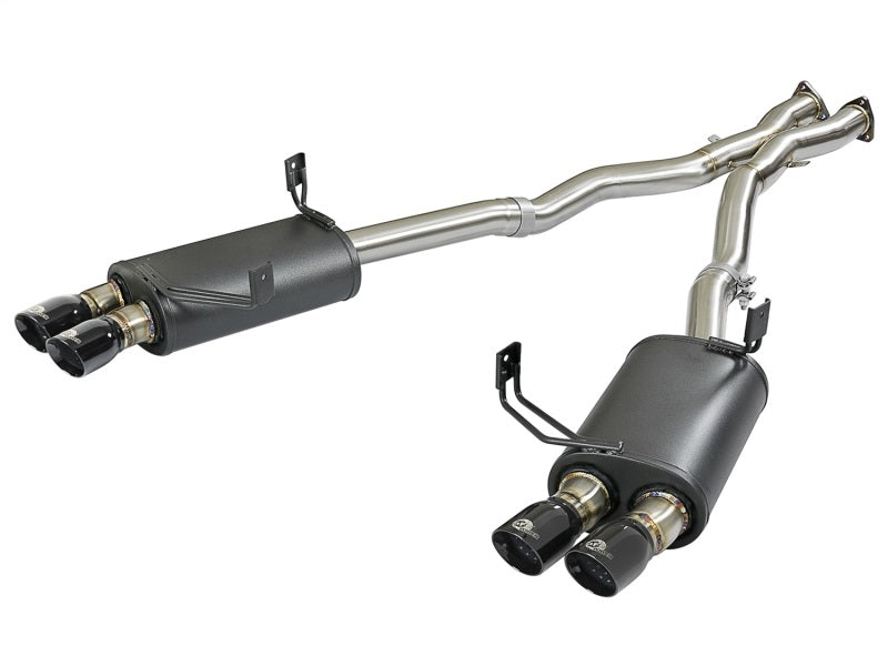 aFe MACH Force-Xp 2-1/2in 304 SS Cat-Back Exhaust w/ Black Tips 05-08 BMW Z4 M Coupe (E86) L6 3.2L - GTR Auto