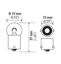 Load image into Gallery viewer, Hella Bulb 5008 12V 10W BA15s B6 - GTR Auto