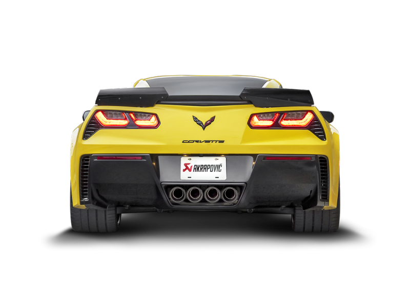 Akrapovic 14-17 Chevrolet Corvette Z06 (C7) Slip-On Line (Titanium) w/ Carbon Tips - GTR Auto