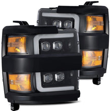 Load image into Gallery viewer, AlphaRex 15-18 Chevy 2500HD NOVA LED Proj Headlight Plank Style Jet Blk w/Activ Light/Seq Signal/DRL - GTR Auto