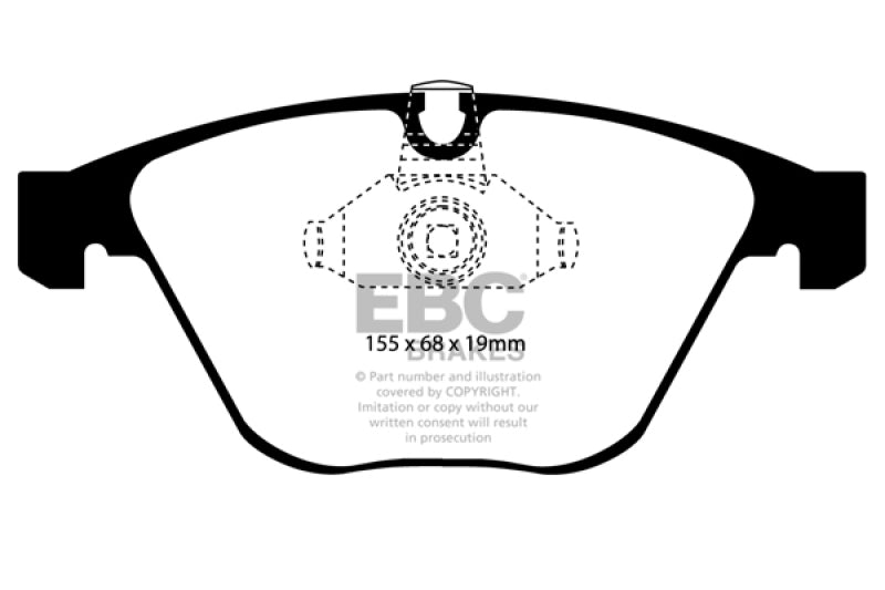 EBC 11-12 BMW 1M Coupe 3.0 Twin Turbo Greenstuff Front Brake Pads - GTR Auto