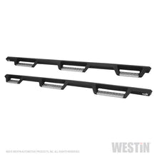 Load image into Gallery viewer, Westin 14-18 Chevrolet Silverado 1500 DC 6.5ft Bed HDX Stainless Drop W2W Nerf Step Bars - Tex. Blk - GTR Auto