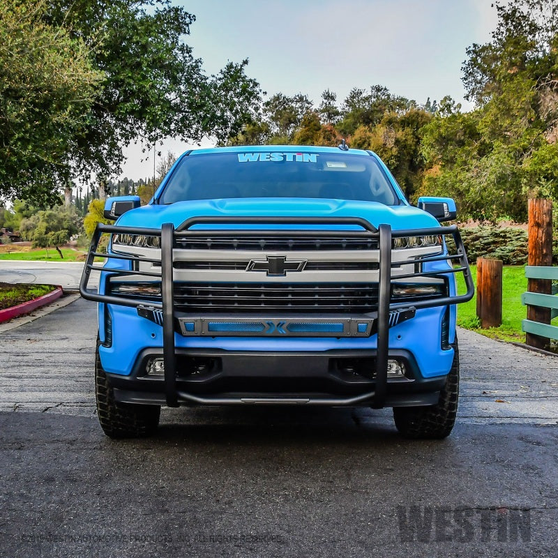 Westin 19-21 Chevy 1500 Sportsman X Grille Guard - Textured Black (Excl. 2019 Silverado LD) - GTR Auto