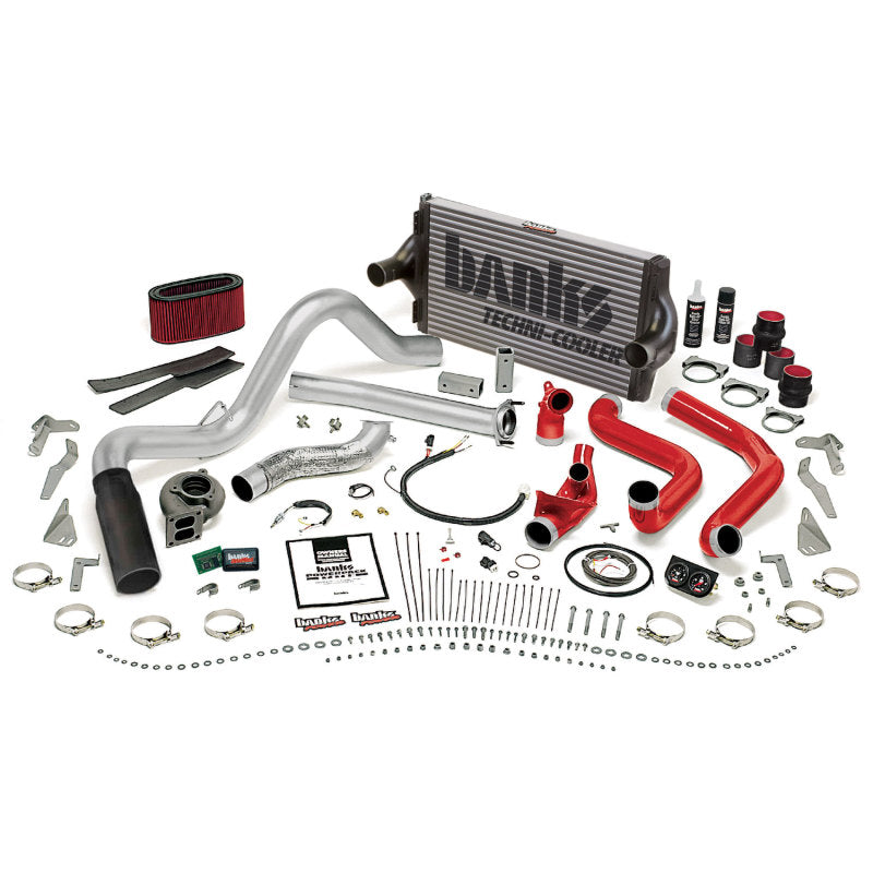 Banks Power 94-95.5 Ford 7.3L Man PowerPack System - SS Single Exhaust w/ Black Tip - GTR Auto