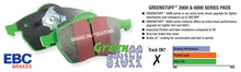 Load image into Gallery viewer, EBC 04 Ford F150 4.2 (2WD) 6 Lug Greenstuff Front Brake Pads DP61696/2