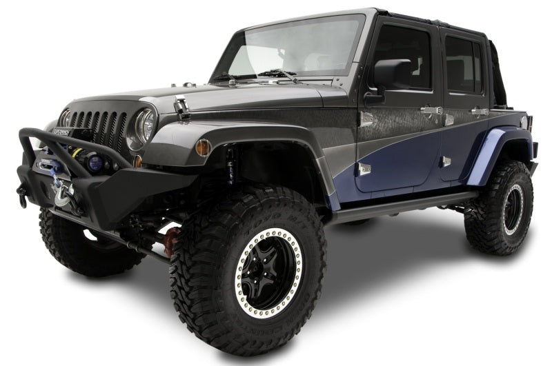 AMP Research 2007-2017 Jeep Wrangler JK 4 Door PowerStep - Black - GTR Auto