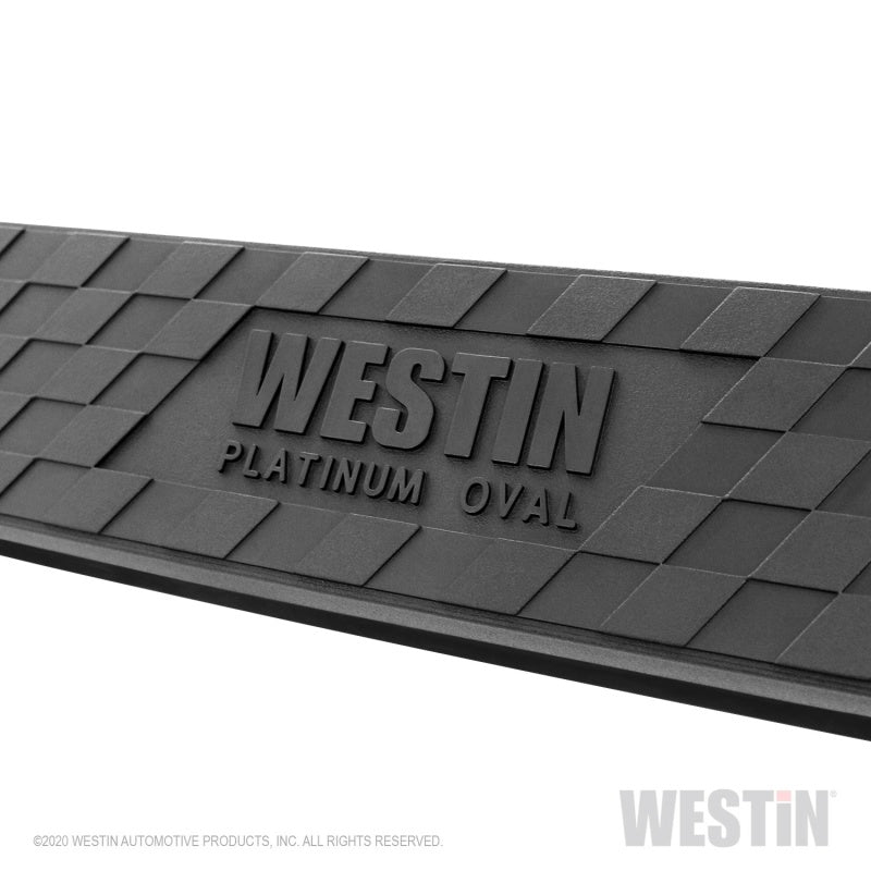 Westin 2020 Jeep Gladiator Platinum 4 Oval Nerf Step Bars - Black - GTR Auto