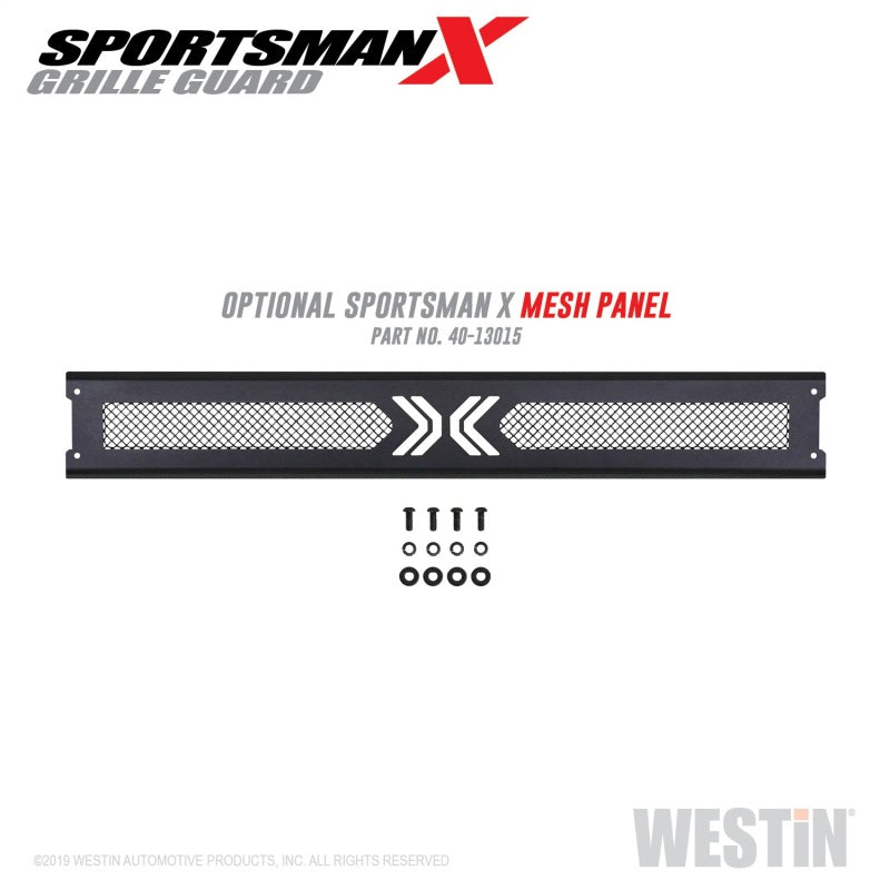 Westin 16-18 Chevy Silverado 1500 Sportsman X Grille Guard - Textured Black - GTR Auto