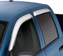 Load image into Gallery viewer, AVS 15-18 Chevy Silverado 2500 Crew Cab Ventvisor Front &amp; Rear Window Deflectors 4pc - Chrome - GTR Auto