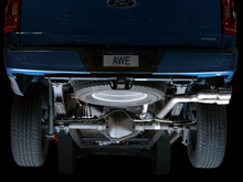 Load image into Gallery viewer, AWE 0FG 21+ Ford F150 Dual Side Exit Cat-Back Exhaust- 4.5in Chrome Silver Tips - GTR Auto